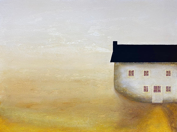 La maison blanche, 36"Hx48"W