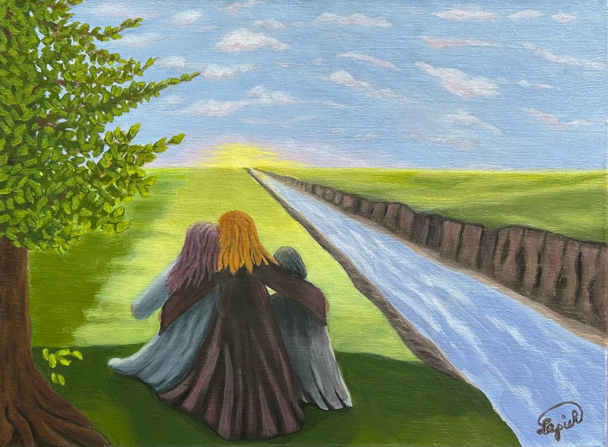 Les orphelines, 6"Hx12"W