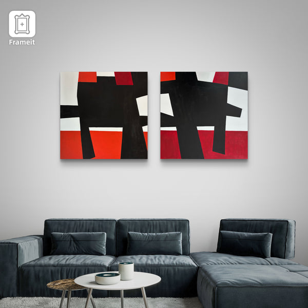 Berlin AB, 24"Hx24"W