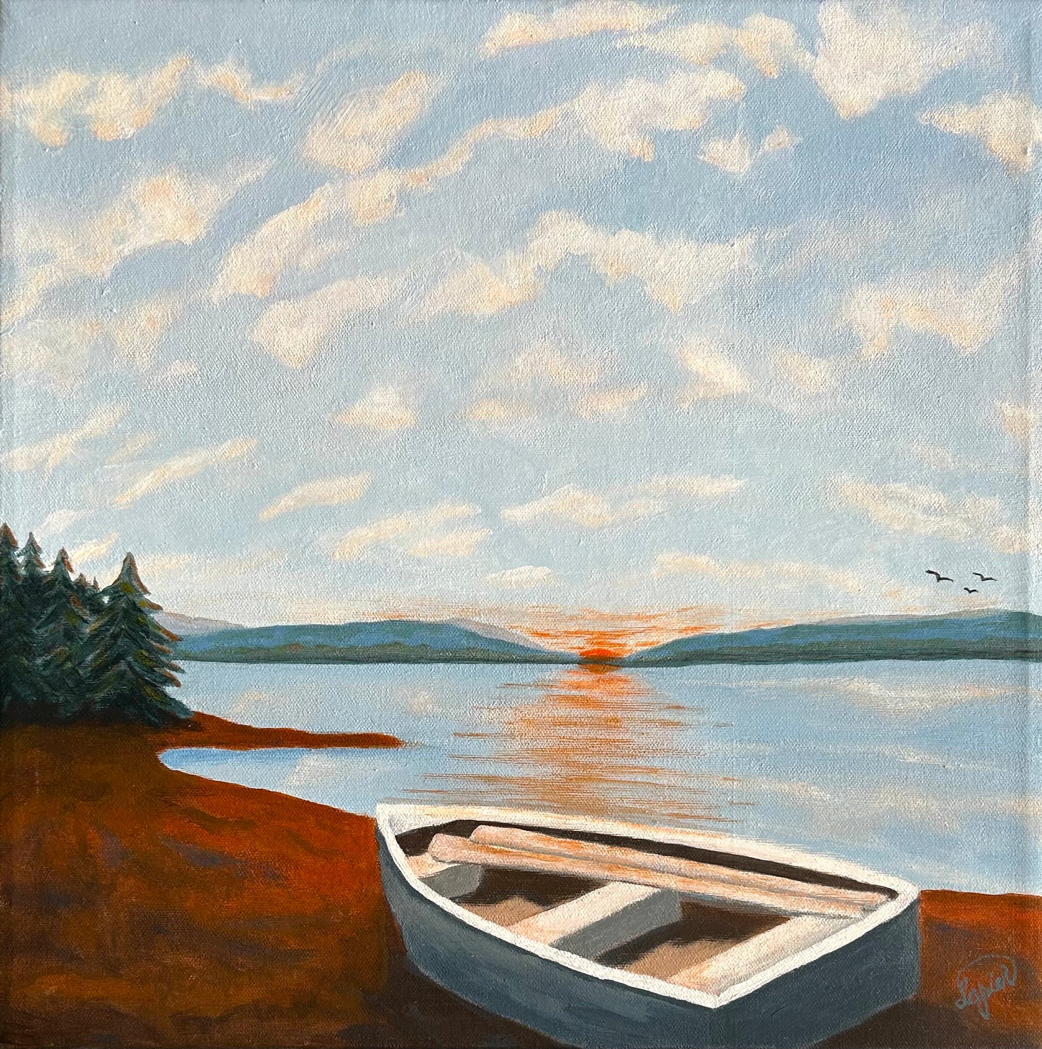 Quiétude, 16"Hx16"W