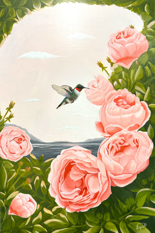 Rose-Lyne, 36"Hx24"W