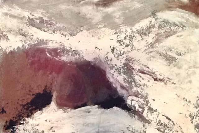 Snow Shift #9, 15"Hx22"W