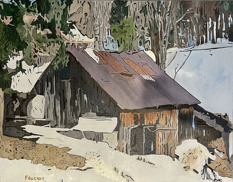 Ma campagne, 26"Hx34"W