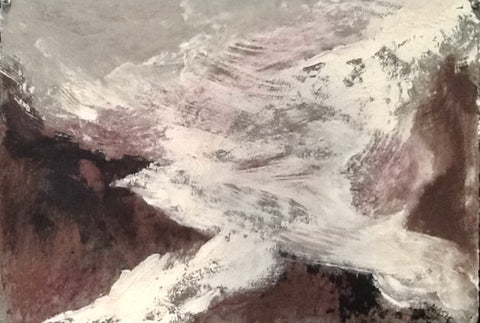 Snow Shift #10, 15"Hx22"W