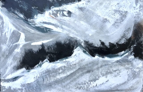 Snow Shift #13, 15"Hx22"W