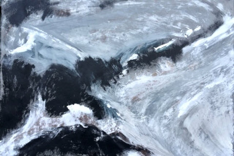 Snow Shift #2, 15"Hx22"W