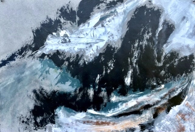 Snow Shift #6, 15"Hx22"W