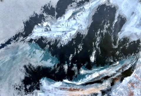 Snow Shift #6, 15"Hx22"W