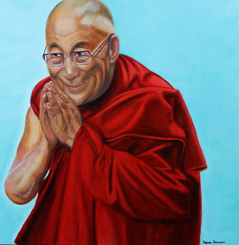 Dalaï Lama, 30"Hx30"W