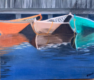 Rowboats, 14"Hx12"W