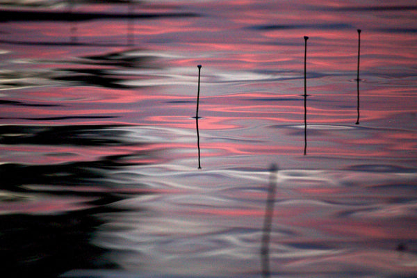 Orange Lake, 11"Hx15"W & Pink Sunset, 15"Hx11"W(2 images)